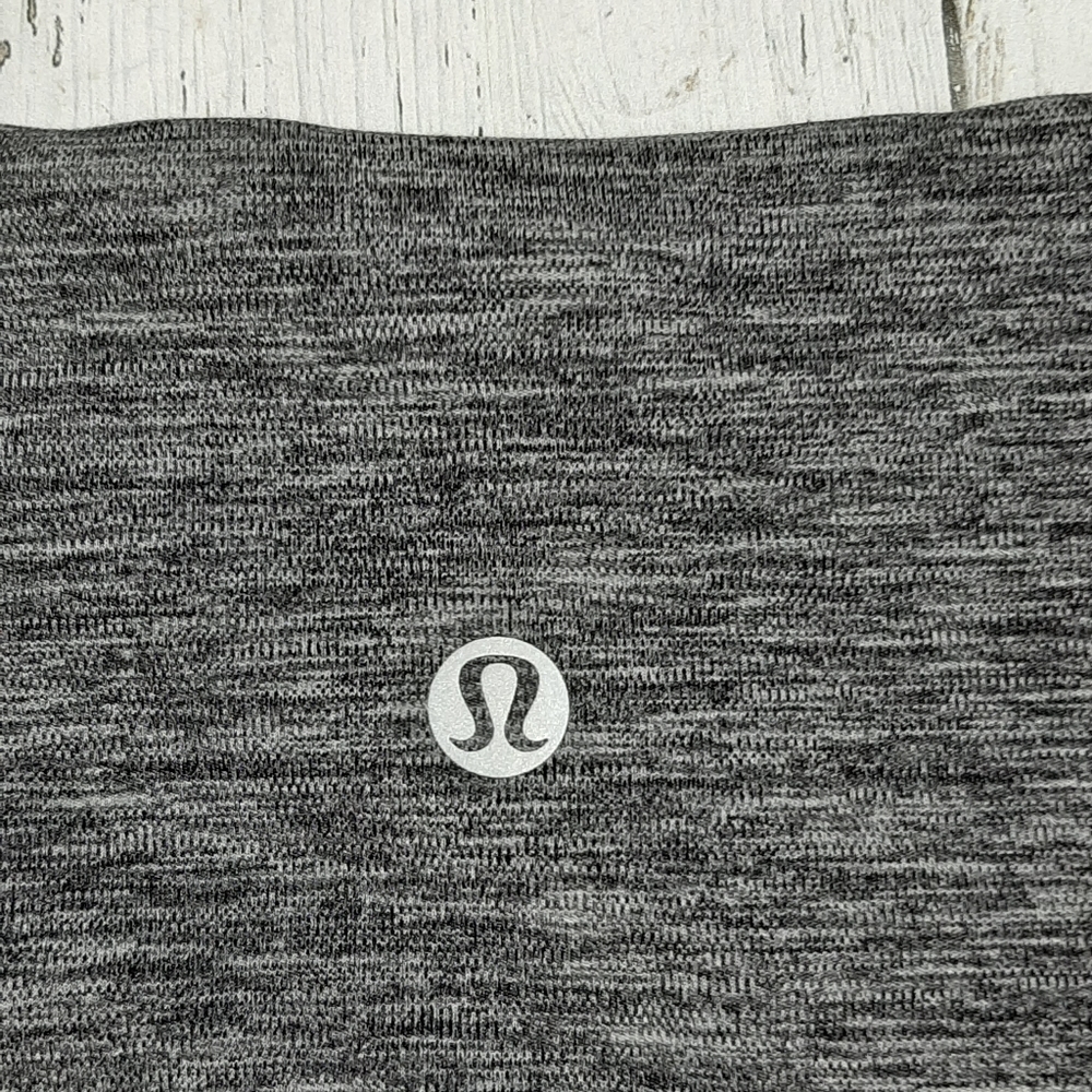 Lululemon Groove Flare Pants Nulu Size 12 Heathered Black W5CSSS - Picture 7 of 10